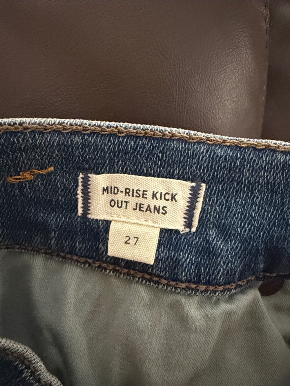 Madewell mid rise kick out jeans - Picture 4 of 4